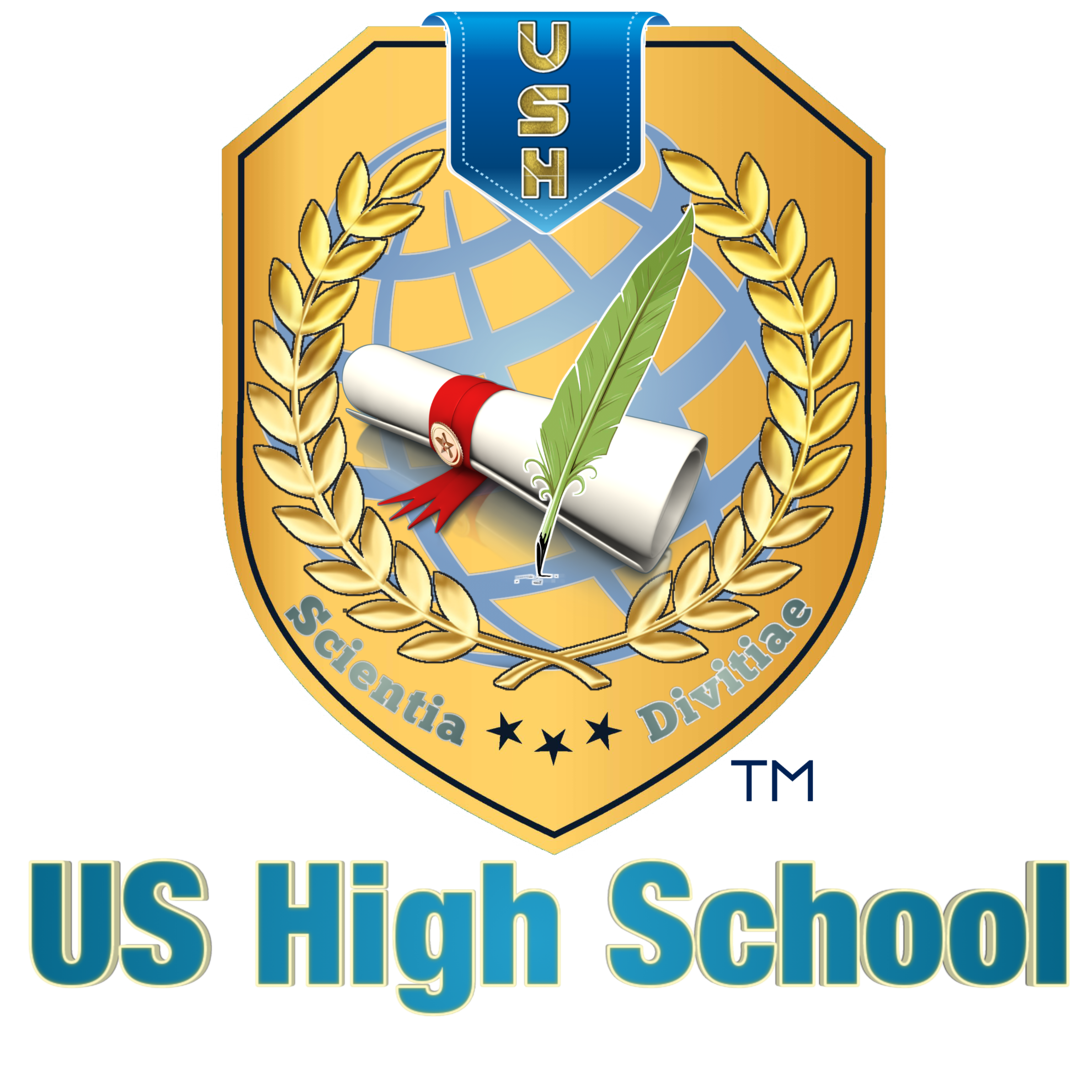 U.S. High School Gabon — Logo Officiel